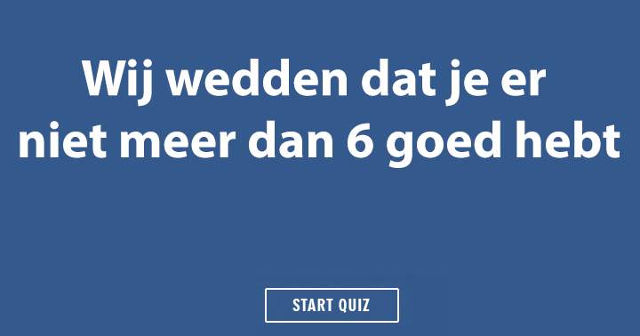 Algemene Kennis Quiz 