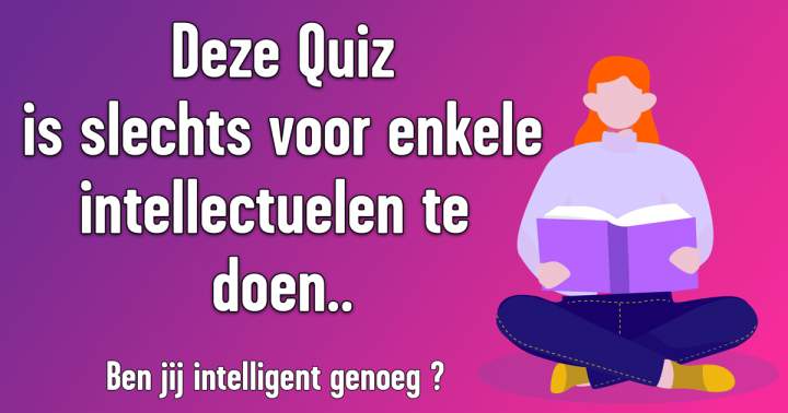 Kennisquiz voor intellectuelen