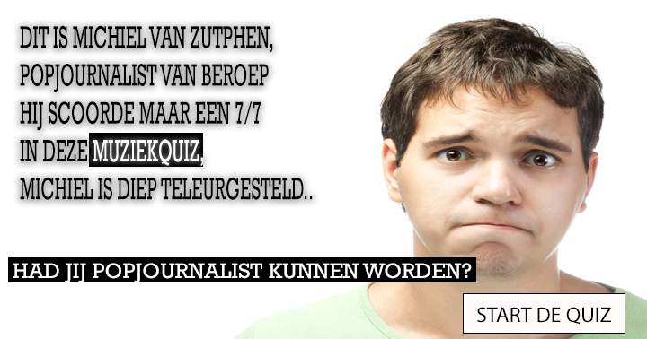 Versla jij deze popjournalist?