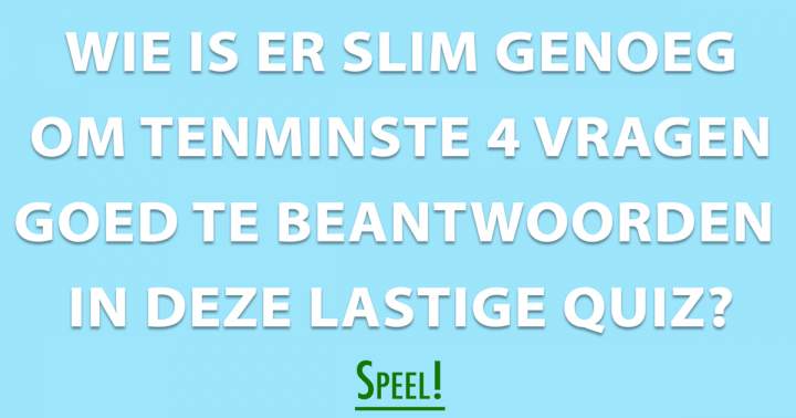 Quiz: Algemene Kennis 