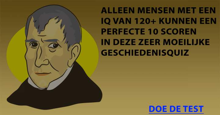 Quiz: Geschiedenis IQ Test