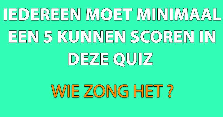 MOEILIJKE QUIZ 