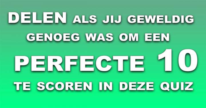 Quiz: Algemene Kennis 