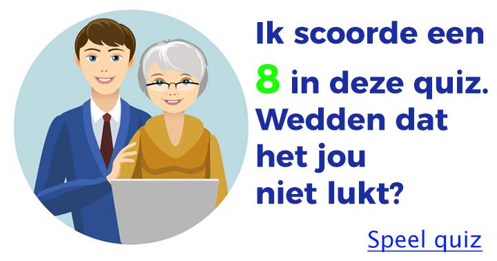 Versla jij deze score? Ik denk van niet!