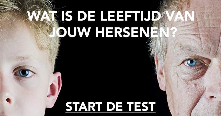 Wat is de leeftijd van jouw hersenen?