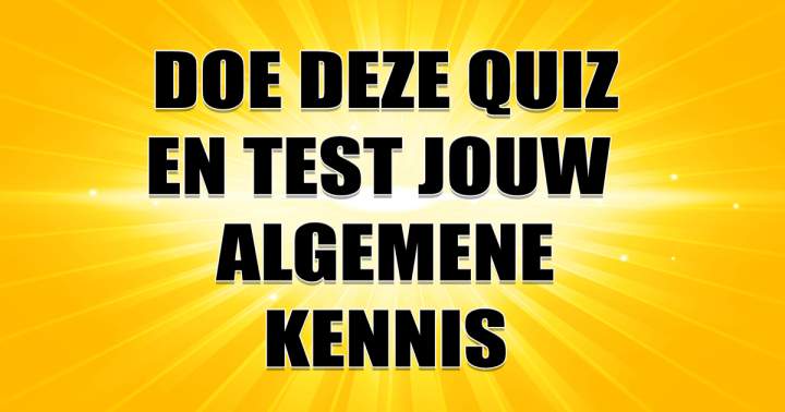 Algemene Kennis Quiz