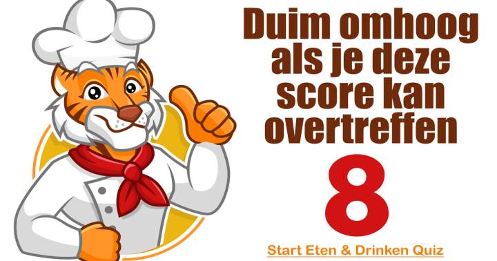 Eten en drinken Quiz