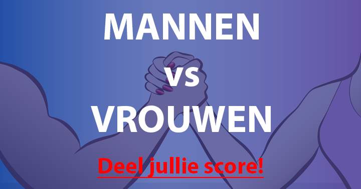 Mannen tegen de vrouwen!