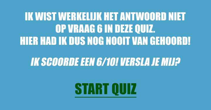 Wedden dat je mijn score niet gaat verslaan?