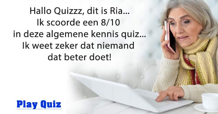 Doe jij het beter dan Ria?