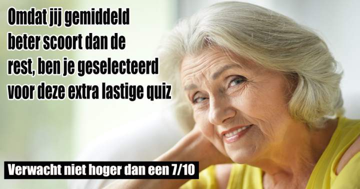 Verwacht niet hoger dan een 7/10!