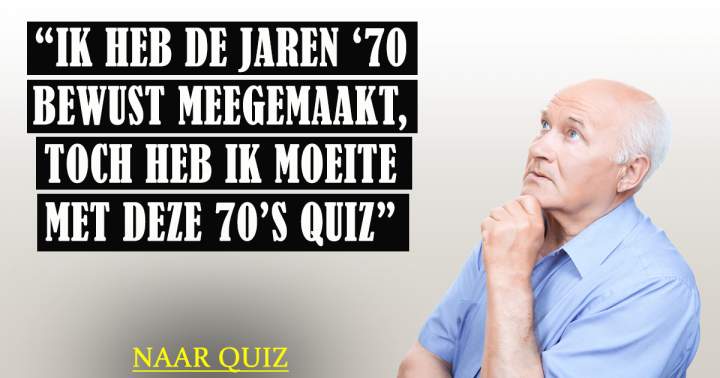 Jaren '70 quiz
